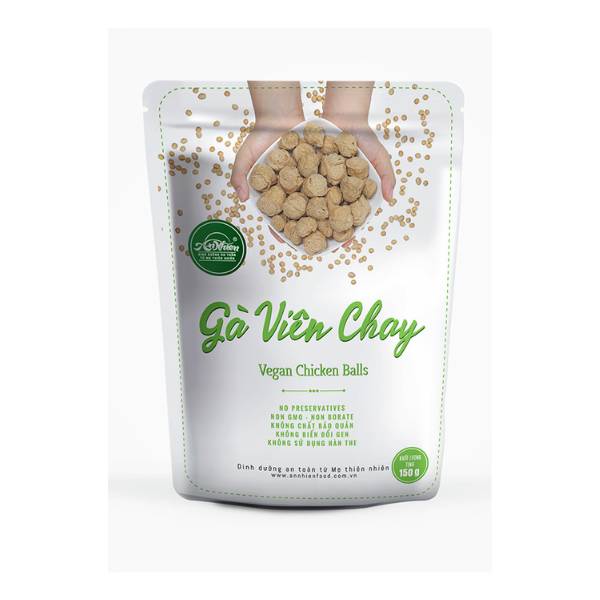 Gà Viên Chay | Vegan Soy Chicken Balls - An Nhiên Foods - Túi 150g