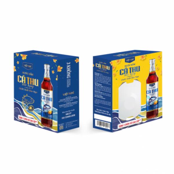 Nước Mắm Cá Thu Hảo Hạng Chiết Xuất Bào Ngư - HƯNG VIỆT