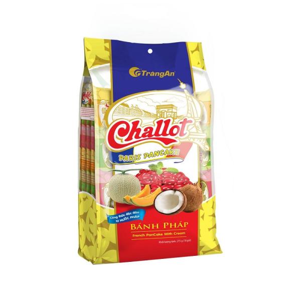 Bánh Pháp Challot hỗn hợp 275g | Challot French Cake Assorted Fruit & Bean Flavor 275g - Tràng An