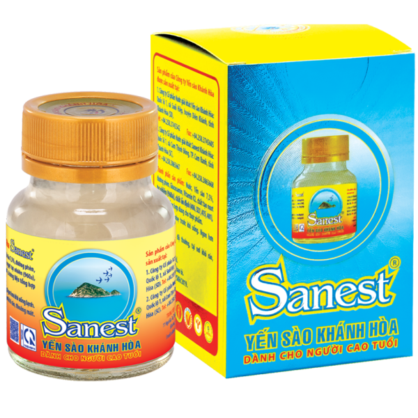 Nước yến sào (người cao tuổi)  | Bird's Nest Drink (For the elderly) - 70ml - Hộp 1 lọ - SANEST