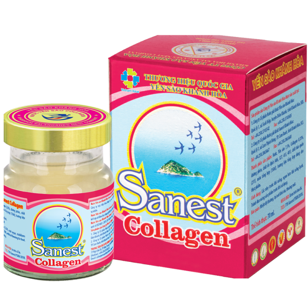 Nước Yến sào SANEST Collagen | Sanest Bird's Nest Drink with Collagen - 70ml - SANEST
