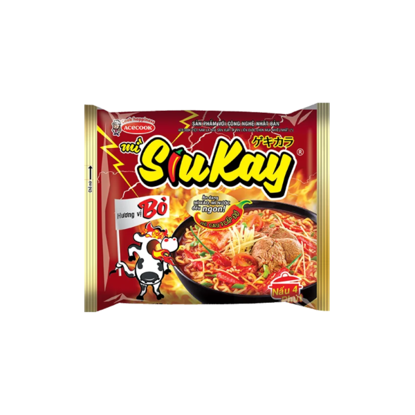 Mì SiuKay - Hương vị bò | SiuKay Instant Noodles – BEEF Flavor - ACECOOK