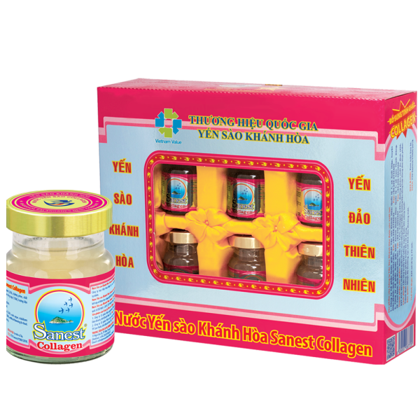 Nước yến sào Khánh Hoà Collagen | Sanest Bird's Nest Drink with Collagen - 70ml - SANEST