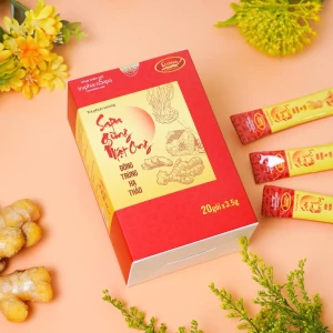 SAPA GỪNG MẬT ONG ĐÔNG TRÙNG HẠ THẢO -TRAPHACOSÂP - HỘPX 20 GÓI