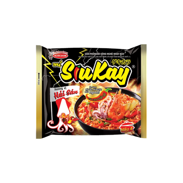 Mì SiuKay - Hương vị hải sản | SiuKay Instant Noodles – SEAFOOD Flavor - ACECOOK