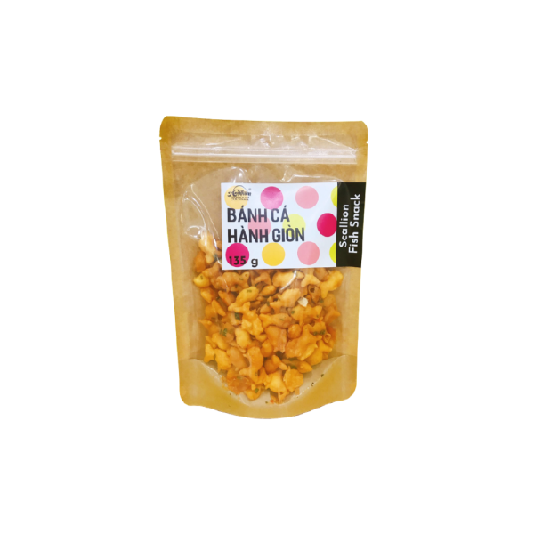 Bánh Cá Hành Giòn | Scallin Fish Snack - An Nhiên Foods - Túi 135g