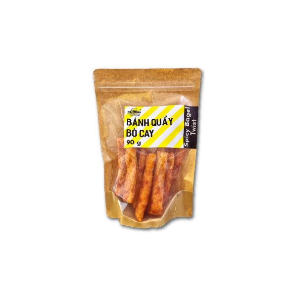 Bánh Quẩy Bò Cay | Spicy Bagel Twist - An Nhiên Foods - Túi 90g