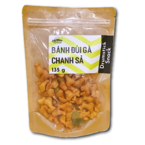 Bánh Đùi Gà Chanh Sả - Drumstick Snack - An Nhiên Foods - Túi 80g