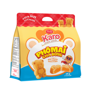 Bánh Karo chà bông nhân phô mai (2 gói) | Karo Chicken Floss Crackers with Cheese Filling (2-pack) - RICHY