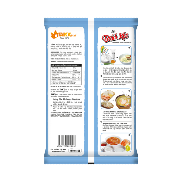 Bột bánh xèo Thượng Hạng | Premium Sizzling Cake Mix - TAKY FOOD