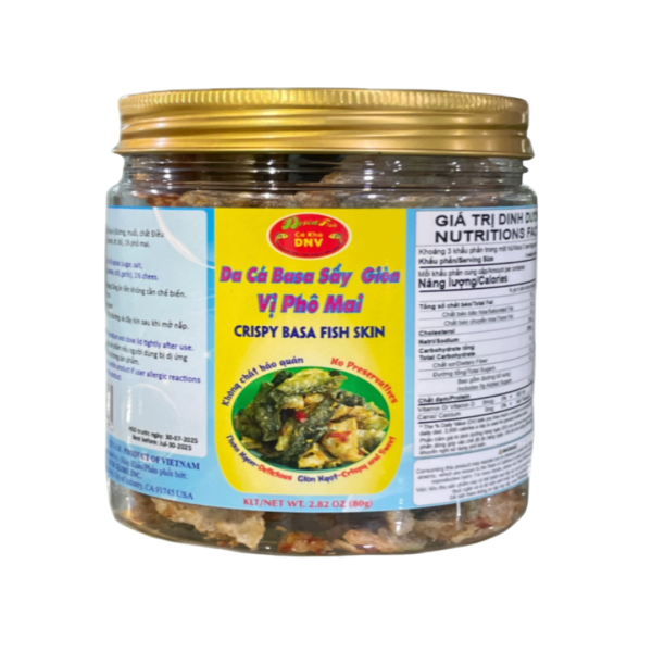 Da cá Basa sấy giòn vị phô mai | Crispy Basa fish skin - DNV FOOD