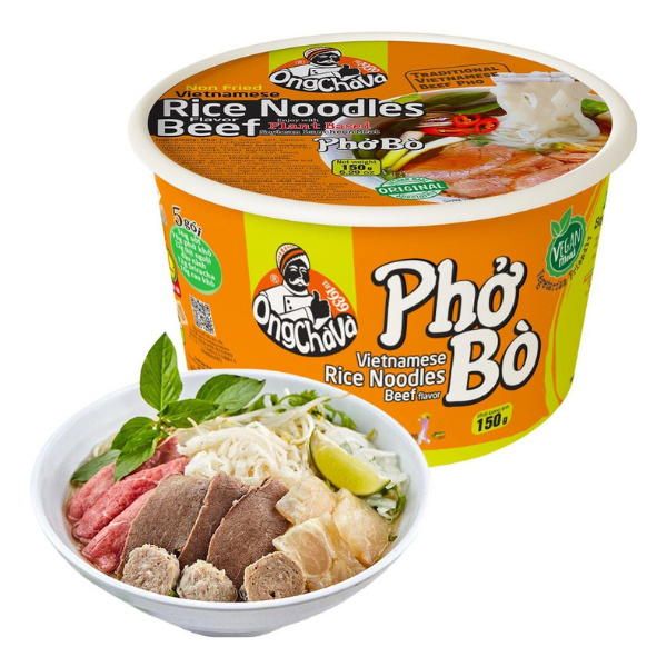Phở chay (vị bò) | Vietnamese rice noodles Beef - 150g - NOSAFOOD