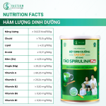 Bột dinh dưỡng cao cấp bổ sung Tảo Spirulina | Premium Nutritional Powder with Spirulina Supplement – Hộp 500g - VASTCOM