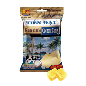 Kẹo dừa dẻo Tiến Đạt (vị sữa dừa) | Tien Dat Soft Coconut Candy (Coconut Milk Flavor) - 300g - VITICO