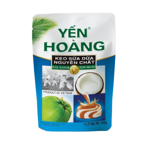 Kẹo sữa dừa Yến Hoàng nguyên chất | Yen Hoang Coconut Candy - Original Flavor- 100g - VITICO