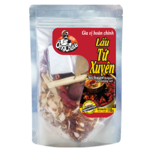 Gia vị lẩu gà Tứ Xuyên Ông Chà Và | Sichuan Chicken Hot Pot Seasoning - 110g - NOSAFOOD