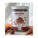 Hạt Macca tẩm vị cacao - Lon 300g | Cocoa-Coated Macadamia Nuts (300g Jar) - DILIN