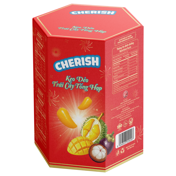 Kẹo Dẻo Tổng Hợp Cherish 200G | Cherish Assorted Gummy Candy 200g - Lai Phú