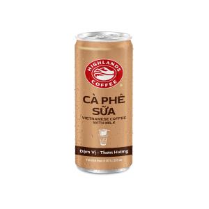 Cà phê sữa lon 235ml/ lon (lốc 6 lon) - Highlands Coffee