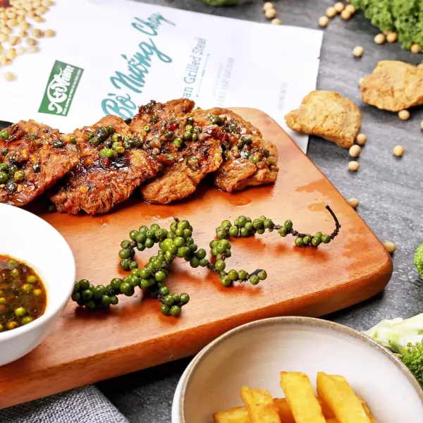 Bò Nướng Chay | Vegan Soy Grilled Steak - An Nhiên Foods - Túi 150g