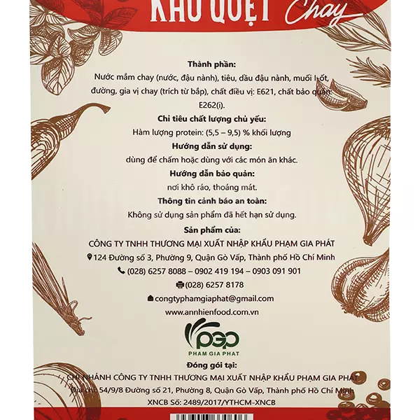 Kho Quẹt Chay | Vegan Stew Pork and Dried Shimp Dip - An Nhiên Foods - Túi 250g