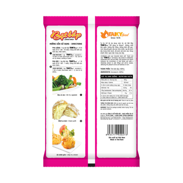 Bột bắp | Corn Starch - TAKY FOOD