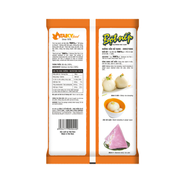 Bột nếp | Glutinous Rice Flour - TAKY FOOD