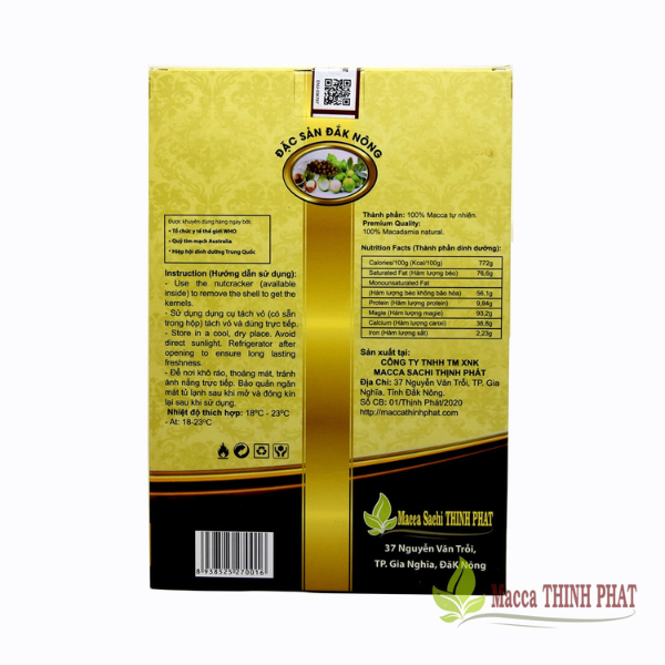 Hạt Macca Thịnh Phát | Macadamia Nuts - 500g - Thịnh Phát