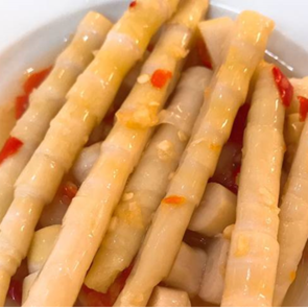 Măng trúc quân tử dấm ớt (nguyên cây) | Truc quan tu bamboo shoots with chili and vinegar (whole plant)- DNV FOOD