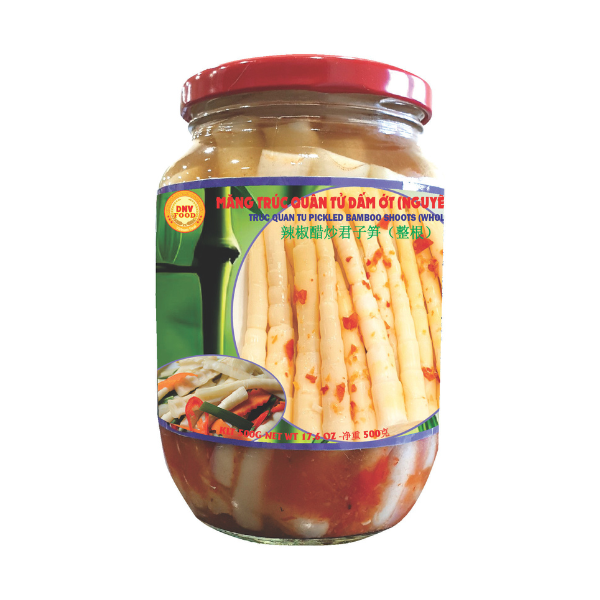 Măng trúc quân tử dấm ớt (nguyên cây) | Truc quan tu bamboo shoots with chili and vinegar (whole plant)- DNV FOOD