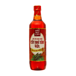 Nước Mắm Đặc Sản Cốt Nhỉ Tôm 40% Chai 640Ml - Đầu Bếp Tôm