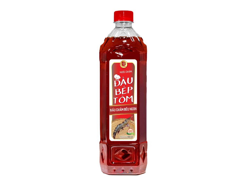 Nước chấm Đầu Bếp Tôm chai 800ml - Đầu Bếp Tôm