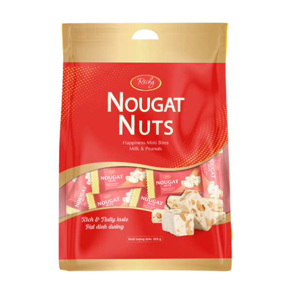 Kẹo dẻo Nougat Nuts | Nougat Nuts Gummy Candy - 323g - RICHY