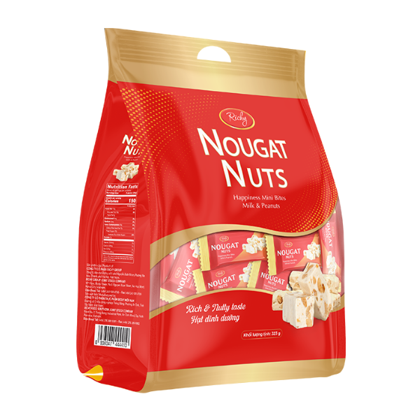 Kẹo dẻo Nougat Nuts | Nougat Nuts Gummy Candy - 323g - RICHY