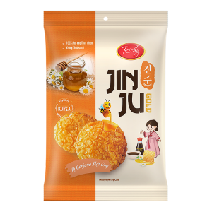Bánh gạo Jinju Gold hương vị Ganjang mật ong | Jinju Gold Rice Crackers Ganjang & Honey Flavor - 120g - RICHY