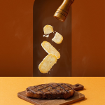 Bánh gạo Jinju vị Bò nướng tiêu một nắng | Jinju Rice Crackers Sun-Dried Peppery Grilled Beef Flavor - 134g - RICHY