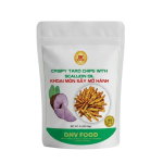 Khoai môn sấy mỡ hành | Crispy taro chips with scallion oil - DNV FOOD