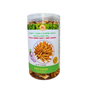 Khoai môn sấy mỡ hành | Crispy Taro Chips With Scallion Oil - DNV FOOD
