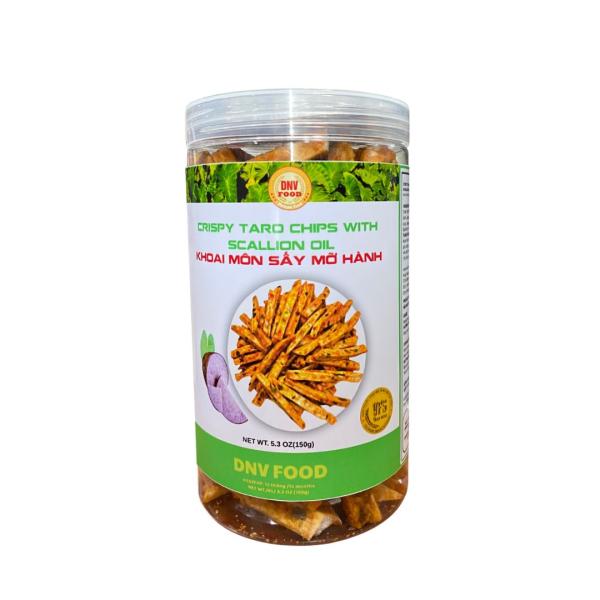 Khoai môn sấy mỡ hành | Crispy Taro Chips With Scallion Oil - DNV FOOD