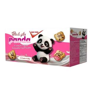 Bánh Gấu Happy Pandas kem dâu | Happy Pandas Crunches With Strawberry Cream - DNV FOOD