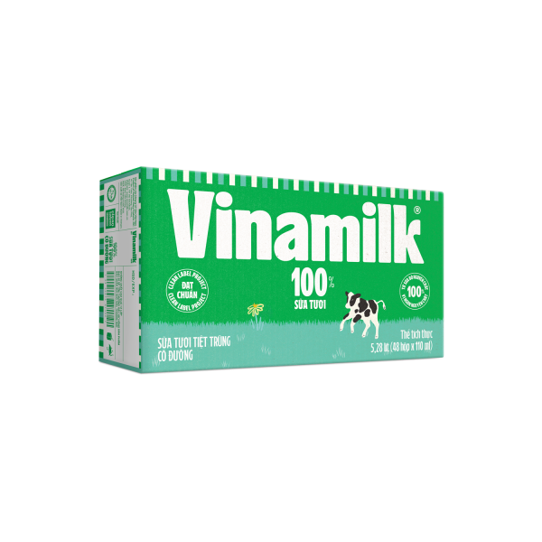 Sữa tươi tiệt trùng 100% Có đường - VINAMILK