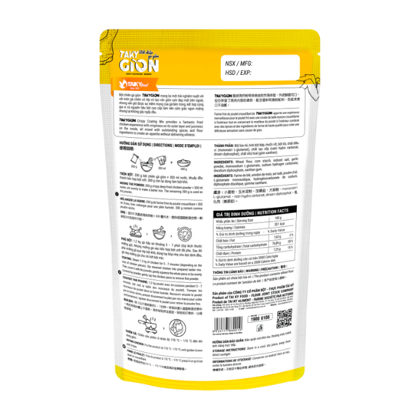 BỘT CHIÊN GÀ GIÒN - TAKY FOOD