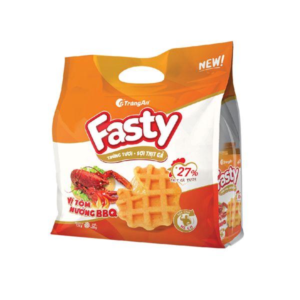 Bánh trứng tươi sợi gà Belgi Fasty 156g | Belgi Fasty Fresh Egg Cake with Chicken Floss 156g - Tràng An