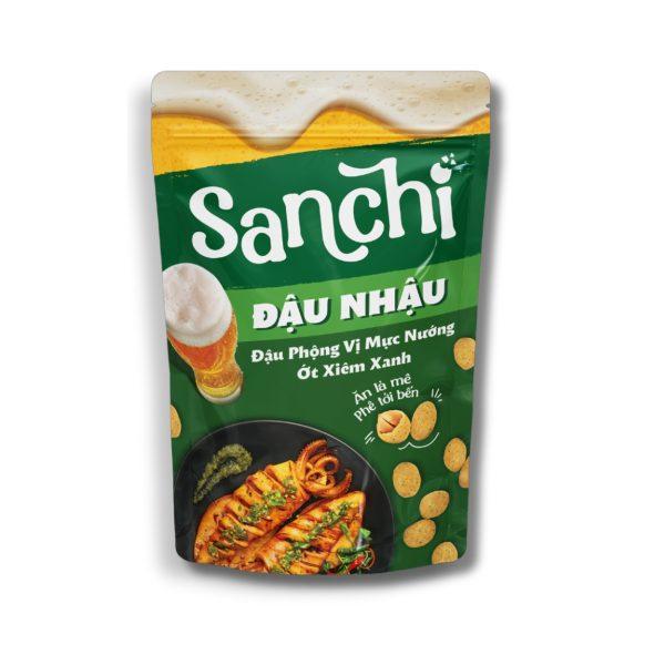 Sanchi – Đậu Nhậu Vị Mực Nướng Ớt Xiêm Xanh | Sanchi Grilled Squid with Green Chili Flavored Peanuts - Tài Tài