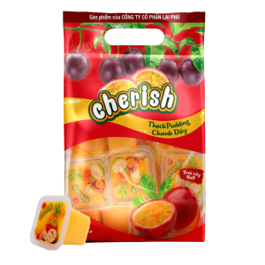 Thạch Pudding Cherish Vị Chanh Dây 850.5G | Cherish Passion Fruit Pudding Jelly 850.5g